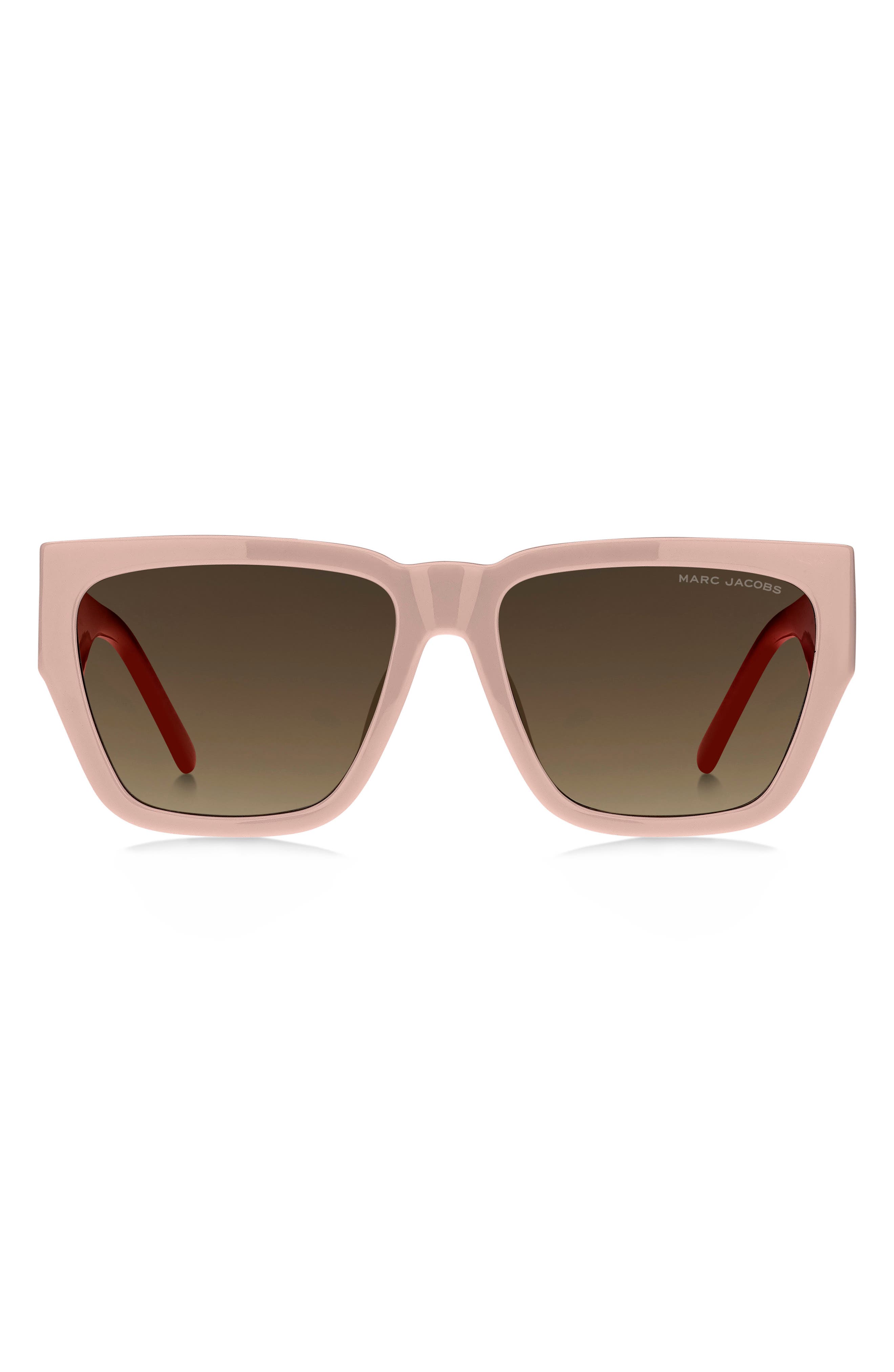 MARC JACOBS MARC JACOBS 57MM GRADIENT SQUARE SUNGLASSES