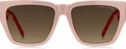 Marc Jacobs 57mm Gradient Square Sunglasses
