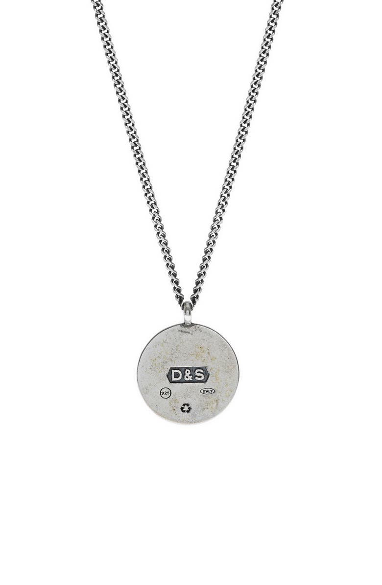 Degs & Sal Men's Yin Yang Pendant Necklace, Alternate, color, Black
