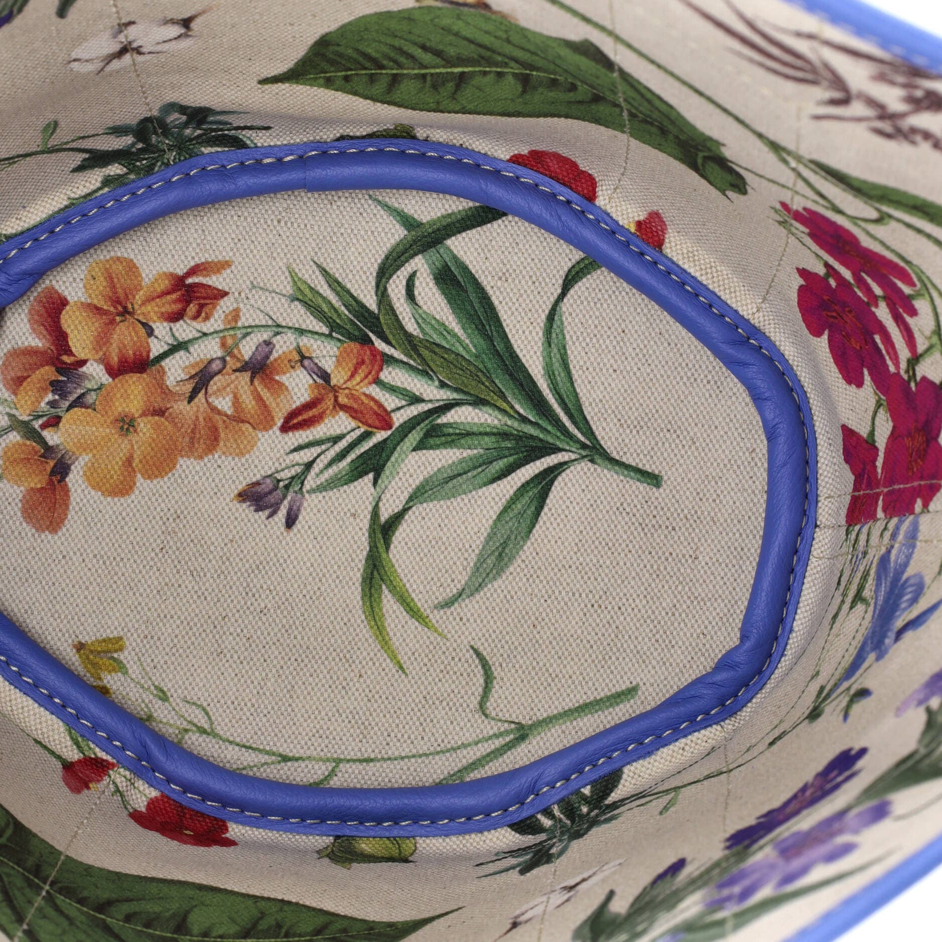 Pre-Owned Goyard Belharra Tote Coated Canvas PM, Alternate, color, Blue