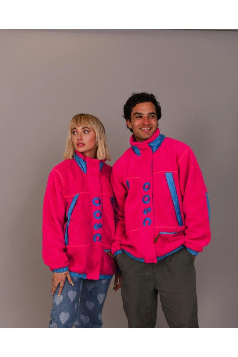 Fleece Jacket - Women's, Alternate, color, Pink, blue