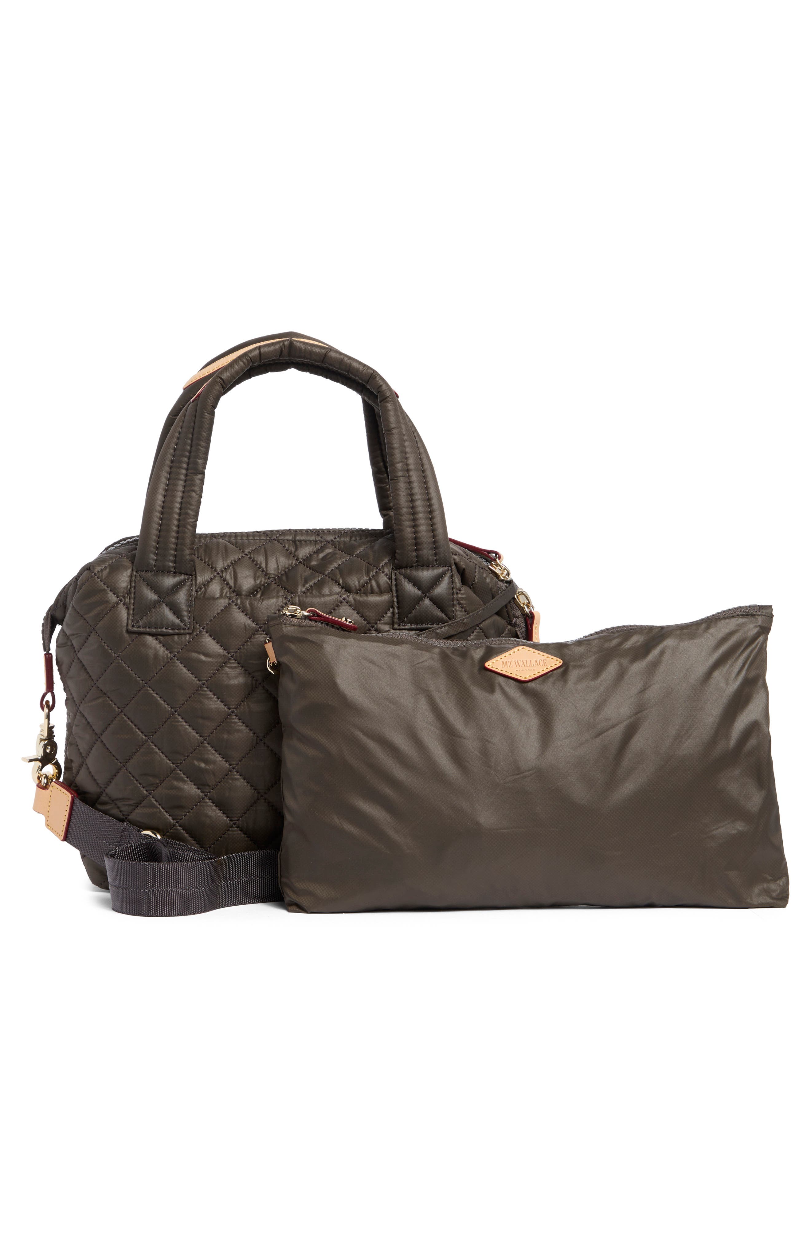 Small Sutton Deluxe Quilted Nylon Crossbody Bag, Alternate, color, MAGNET