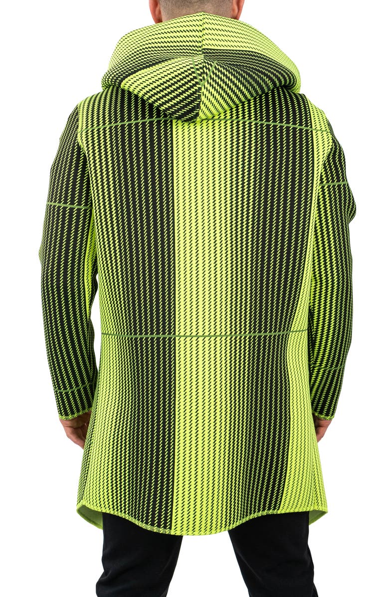Maceoo Hooded Longline Jacket, Alternate, color, Green