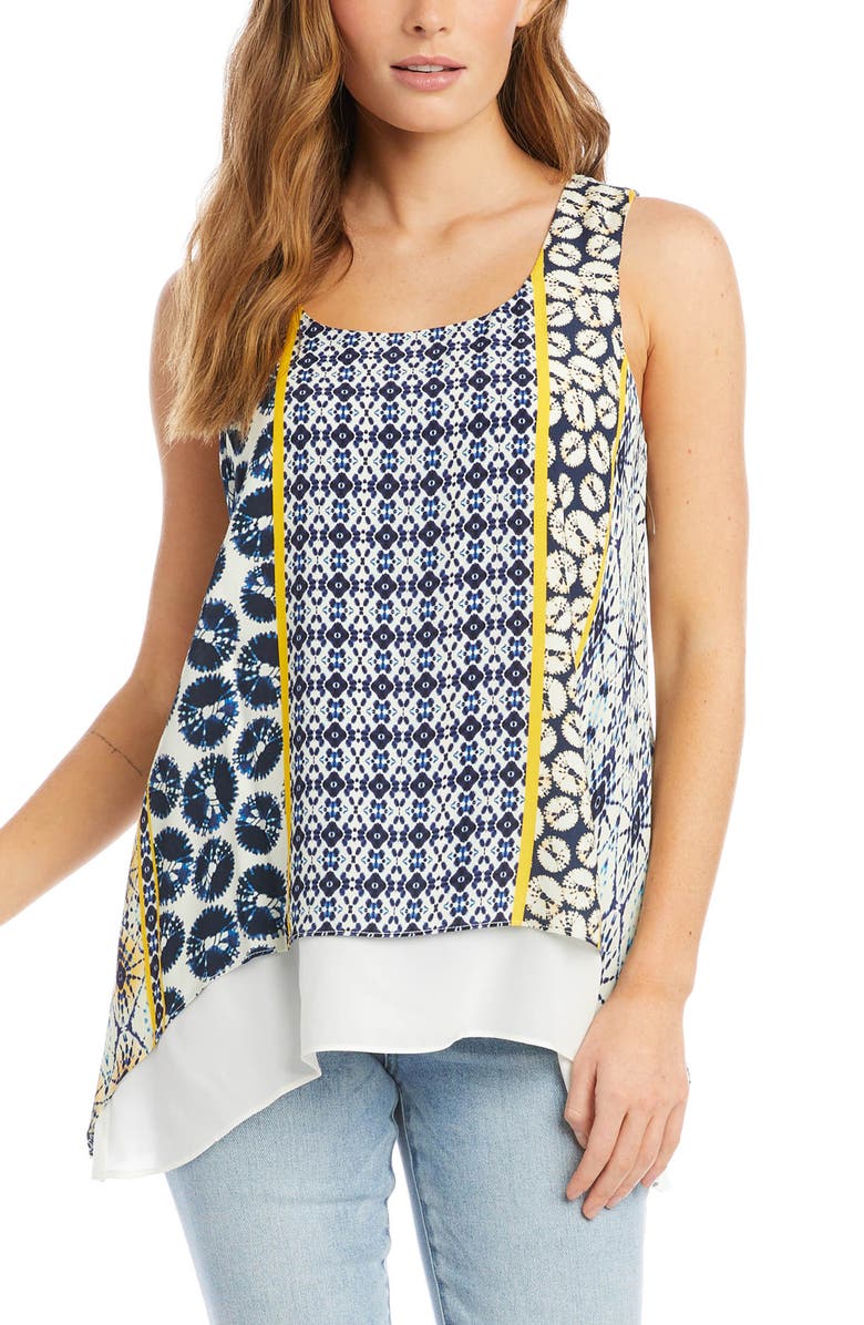 Karen Kane Double Layer Tank, Main, color,