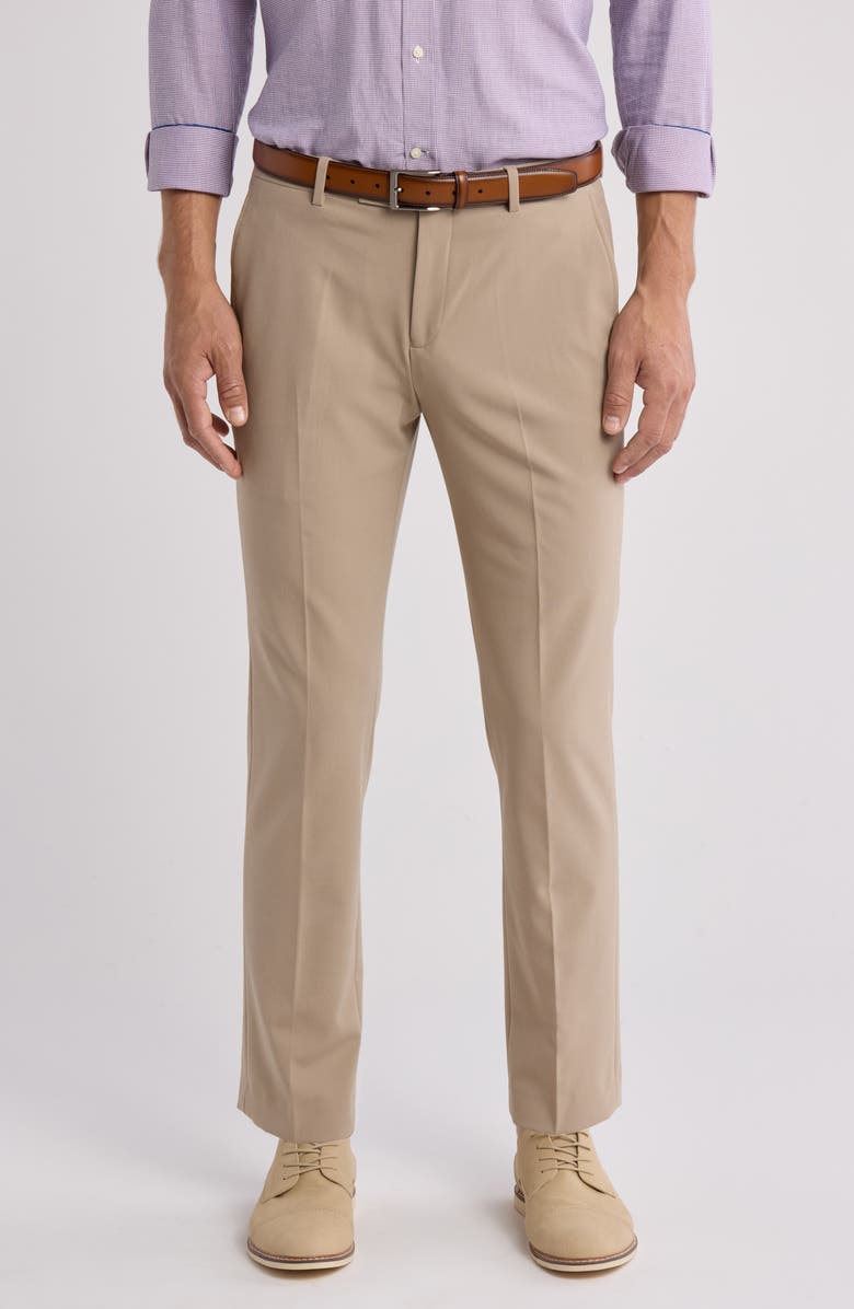 Calvin Klein Slim Fit Pants, Main, color, Tan