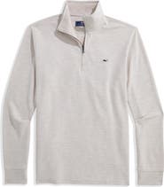 vineyard vines Saltwater Stripe Quarter Zip Pullover