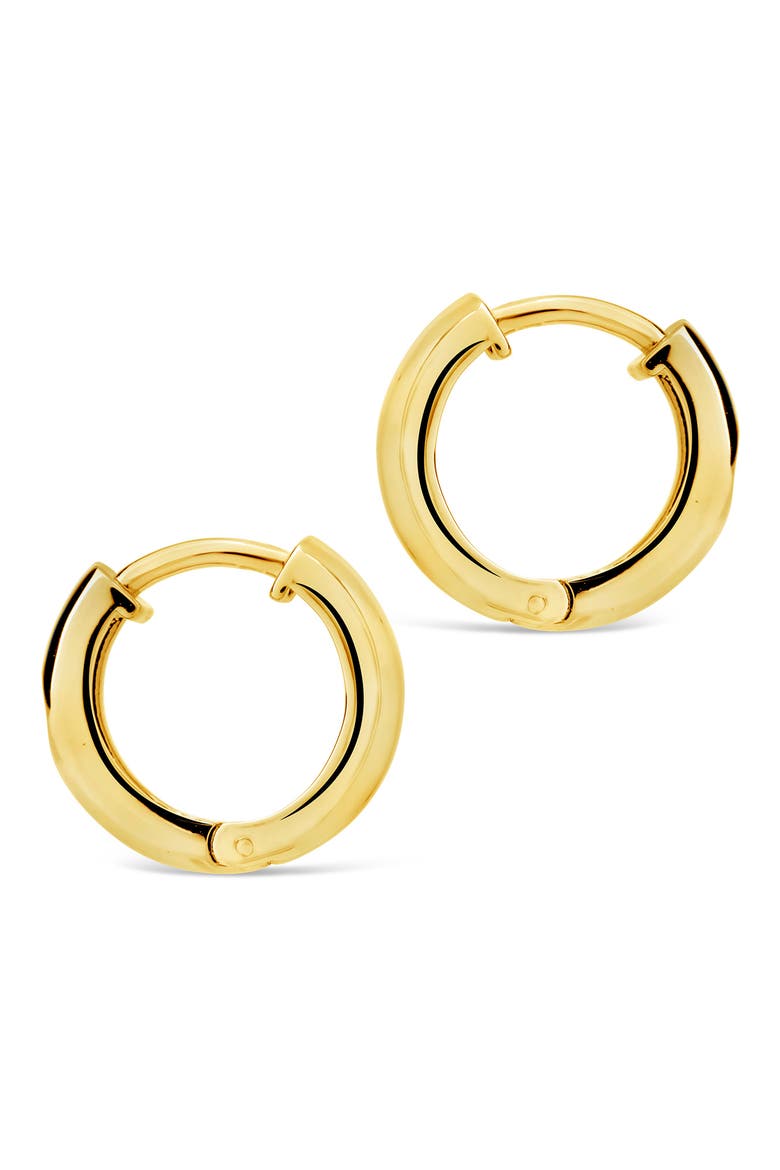 Rayne CZ Hoop Earrings, Alternate, color, GOLD