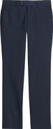 Jack Victor Piero Flat Front Stretch Cotton & Wool Pants