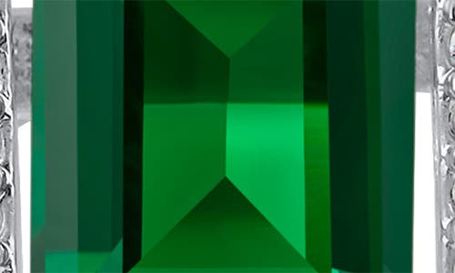 Cz By Kenneth Jay Lane Art Deco Cubic Zirconia Drop Earrings In Multi