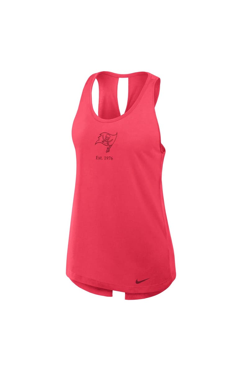 Nike Women's Nike Red Tampa Bay Buccaneers Glory Crisscross Performance Tank Top, Alternate, color, Light Red