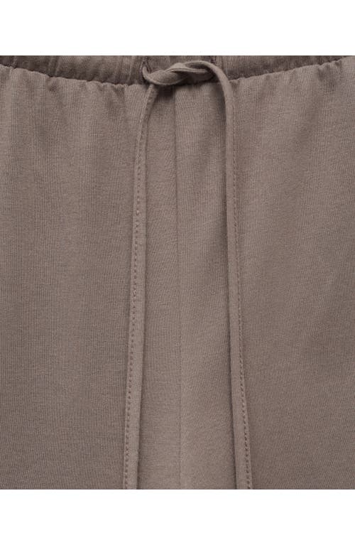 Mango Soft Finish Joggers In Brown