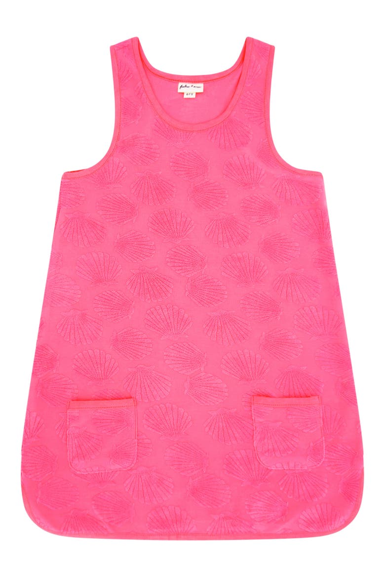 Kids' Terry Cover-Up Tank Dress, Main, color, PINK SUNSET