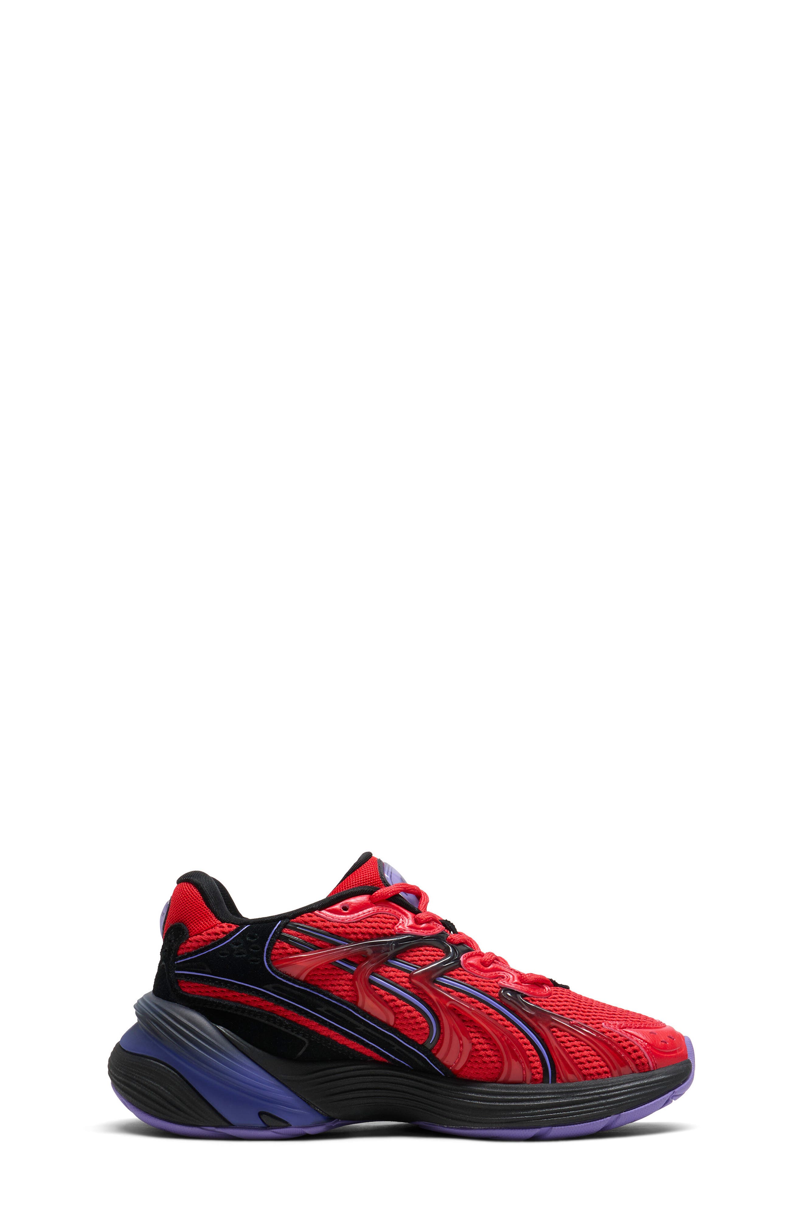 Kids' Inverse Sneaker, Alternate, color, PUMA RED/ DARK AMETHYST/ BLACK