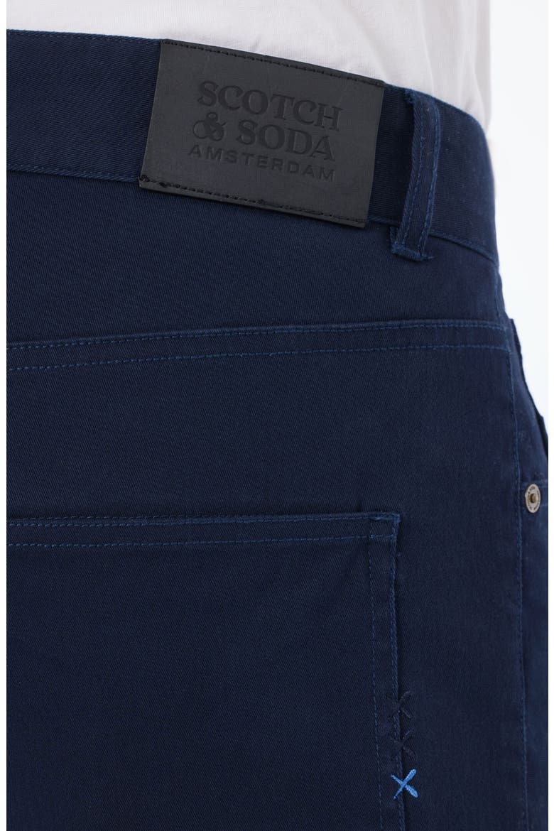 Ralston Slim Fit Five Pocket Stretch Twill Pants, Alternate, color, NAVY