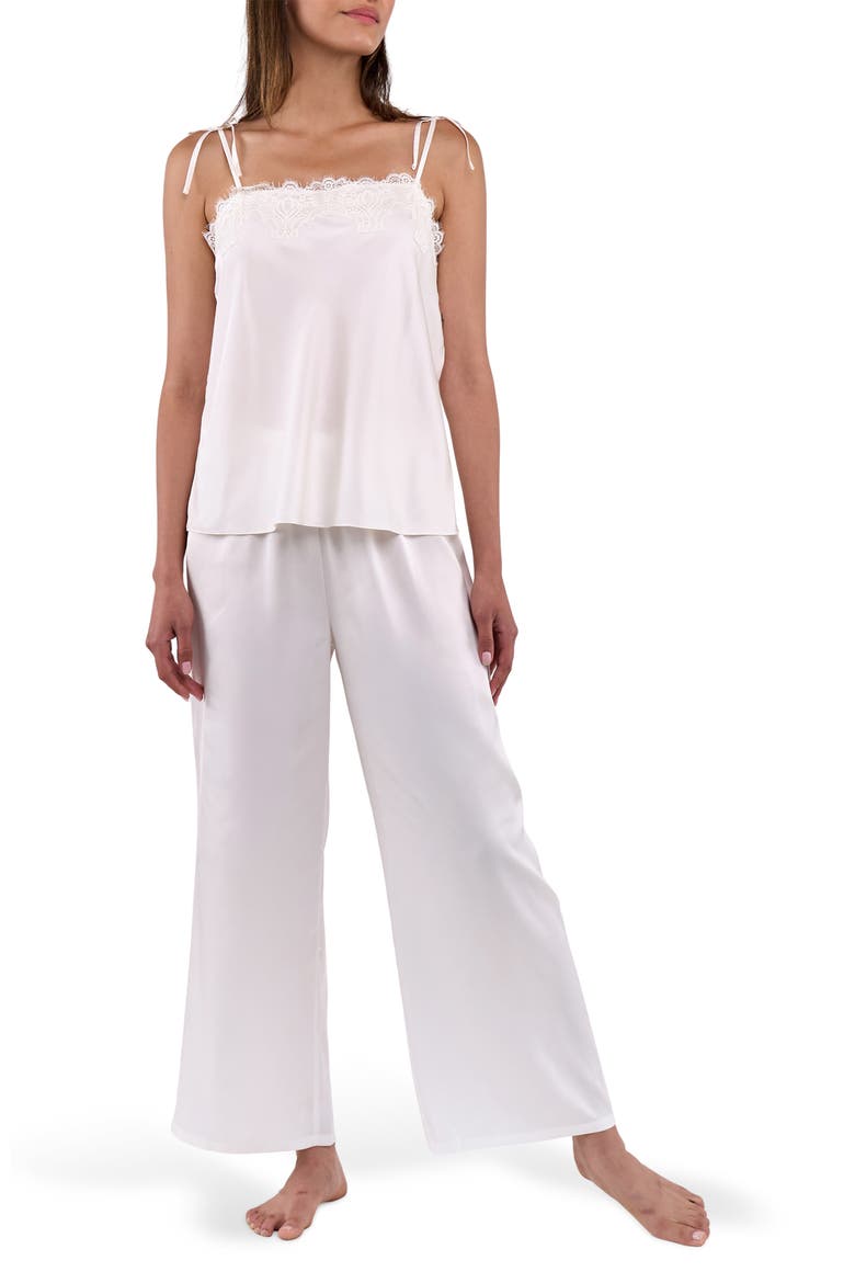 Celeste Charm Cami Pajamas Set, Main, color, IVORY