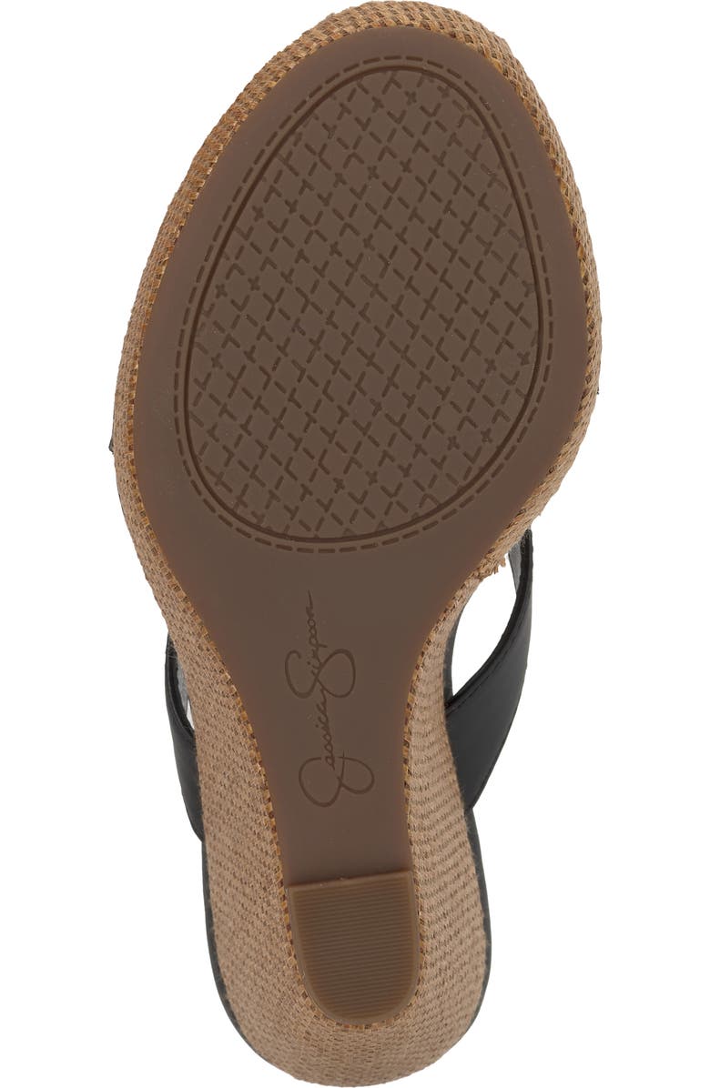 Jessica Simpson Jyseta Platform Wedge Flip Flop, Alternate, color, Black