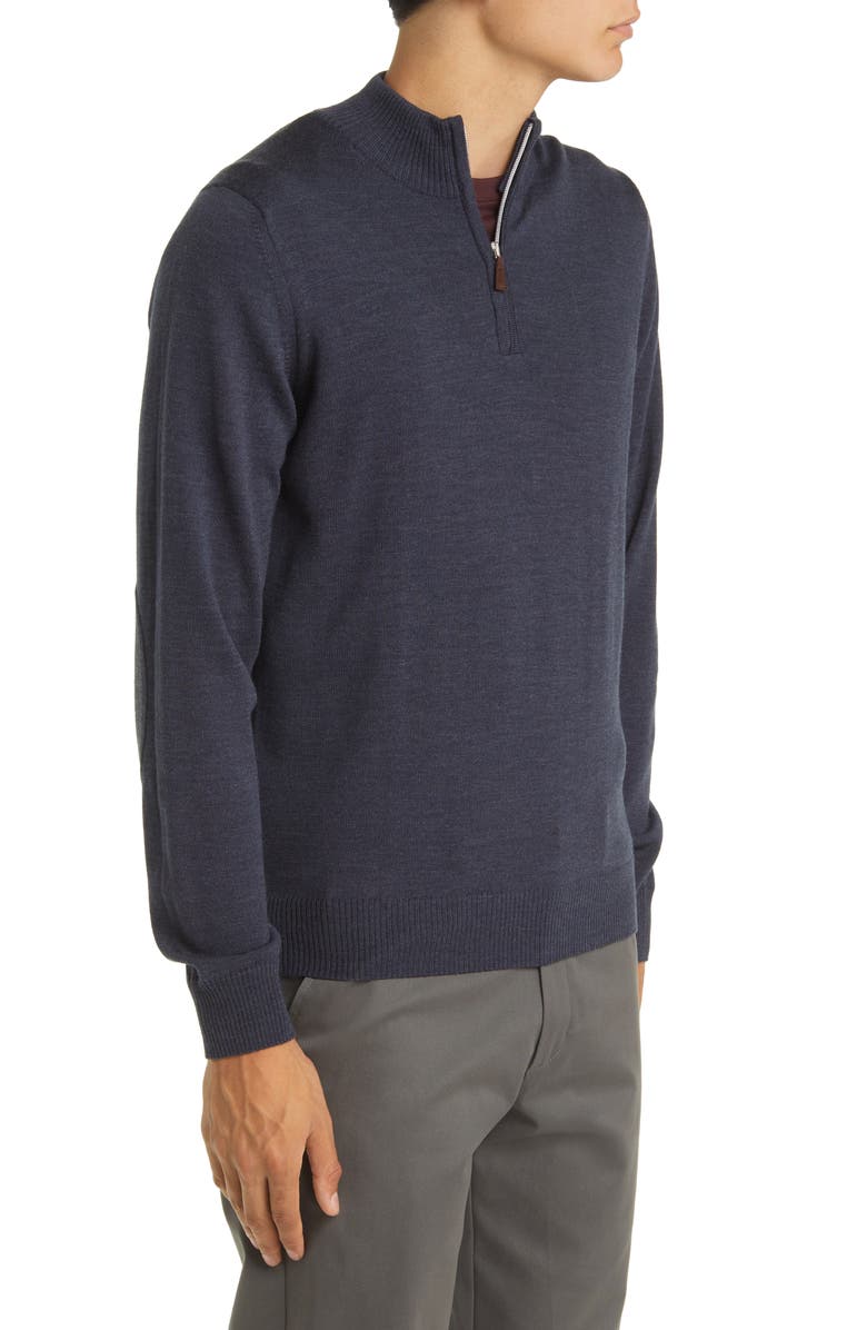 Emanuel Berg Merino Wool Half Zip Sweater, Alternate, color, 