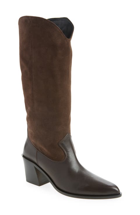 Nancie Leather Knee High Boot