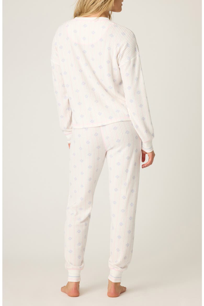 Brushed Thermal Knit Pajamas, Alternate, color, IVORY