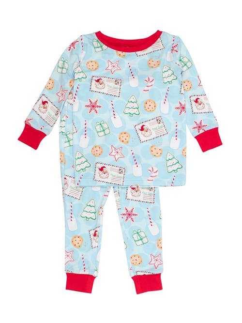Rufflebutts Softsnooze Long Sleeve Pajama Set In Blue