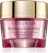 Estée Lauder Resilience Multi-Effect Tri-Peptide Face & Neck Cream Moisturizer SPF 15 for Dry Skin