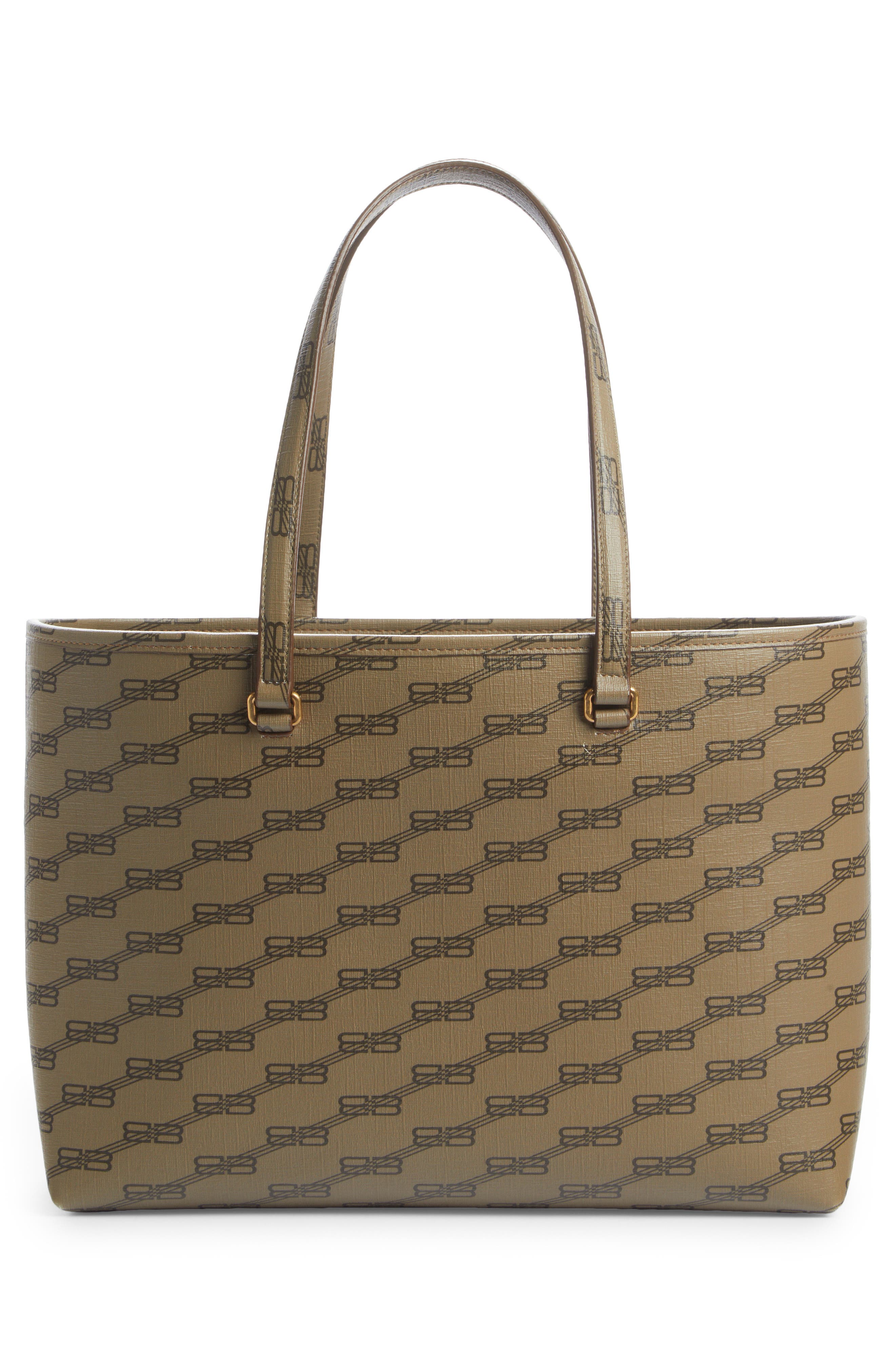 Balenciaga Signature Logo Shopper Tote, Alternate, color, 