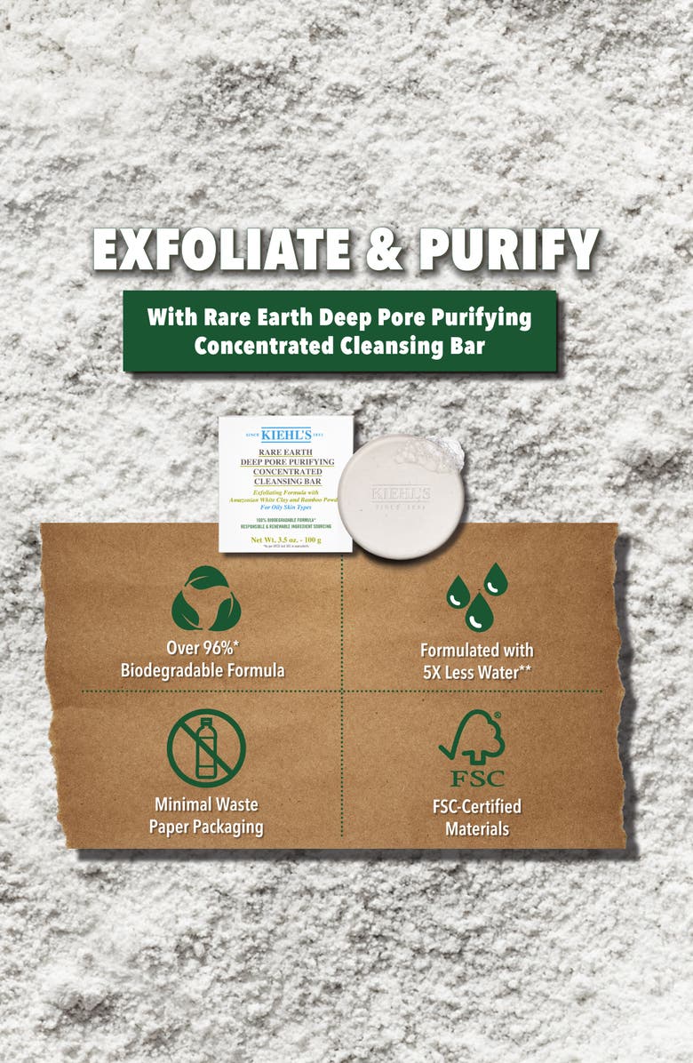 Kiehl's Since 1851 Rare Earth Cleansing Bar, Alternate, color, 