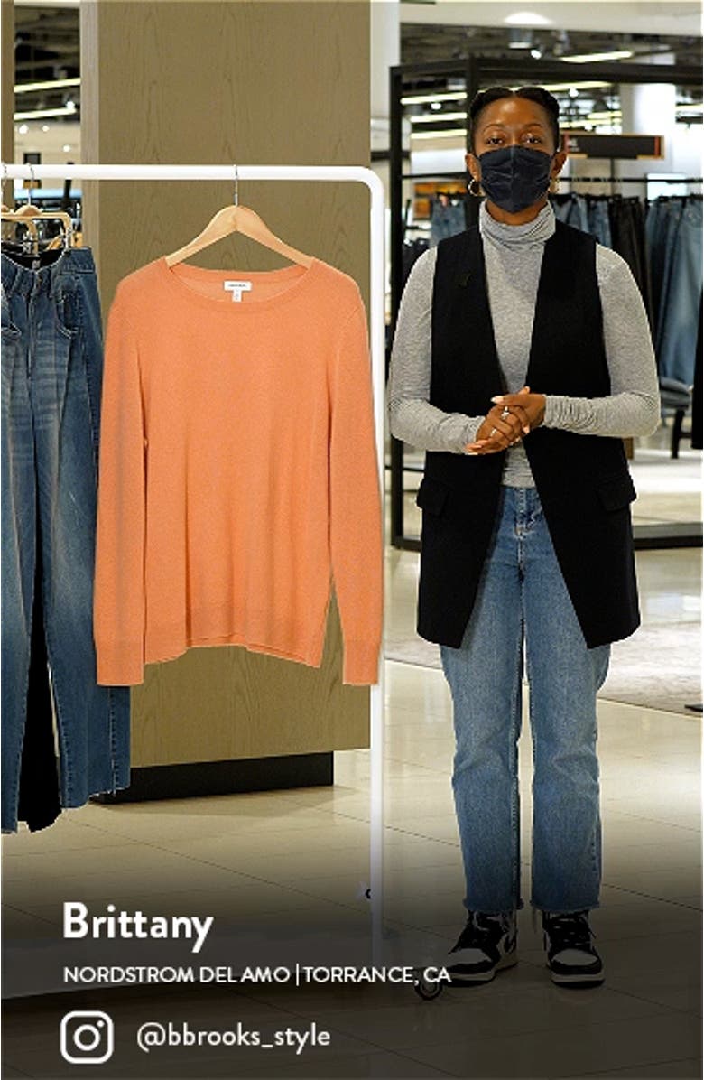 Cashmere Crewneck Sweater, sales video thumbnail