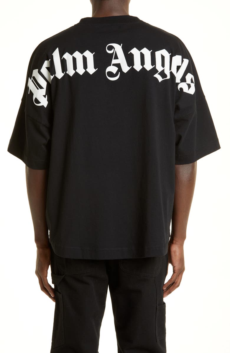 Palm Angels Classic Logo Oversize Graphic Tee, Alternate, color,