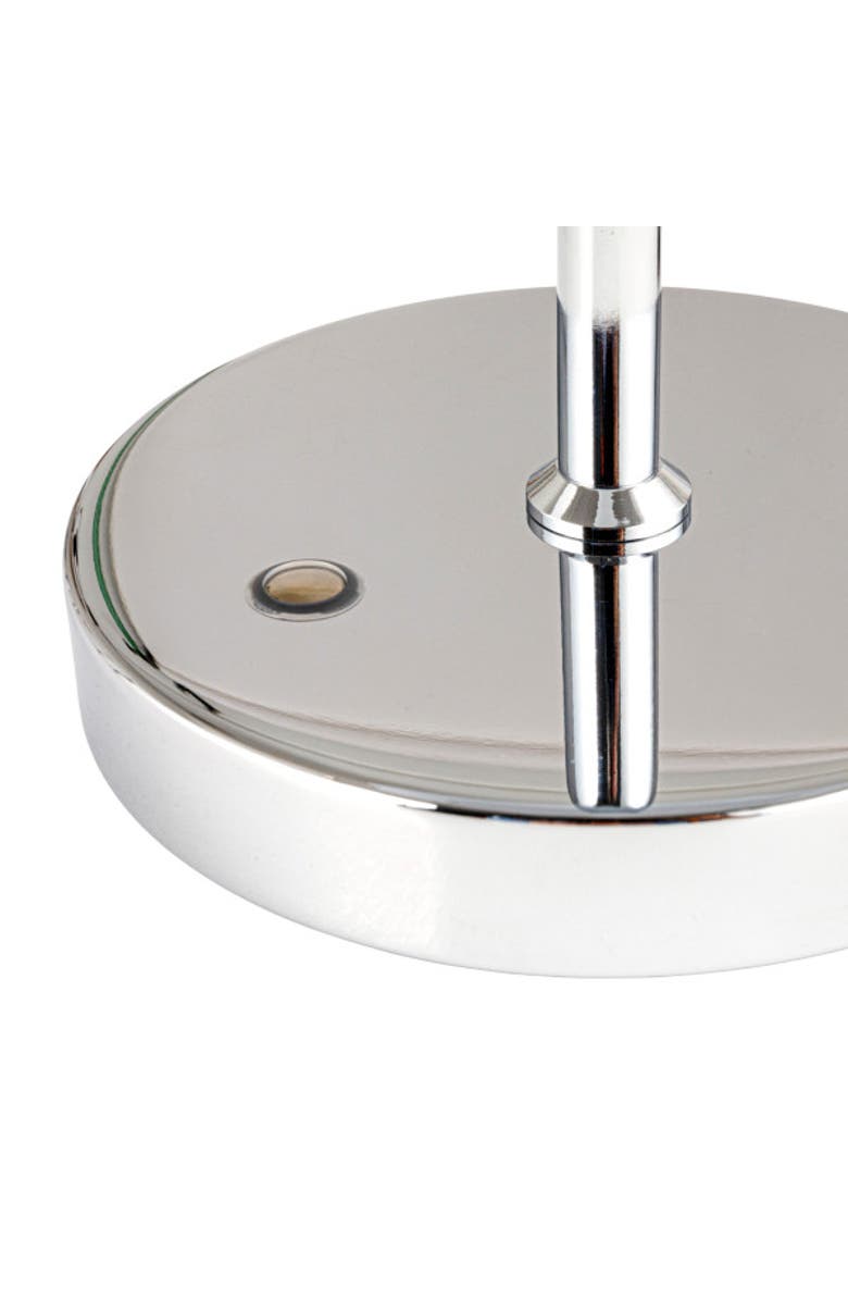 Storied Home Metal LED Rechargeable Table Lamp with Touch Sensor, Silver Finish, Alternate, color, Chrome