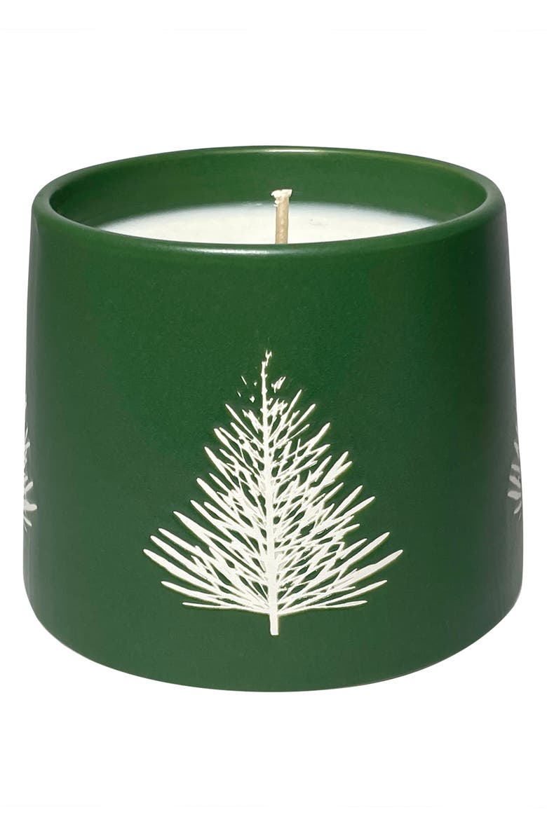 SAND AND FOG Frazier Fir Ceramic Candle, Main, color, 