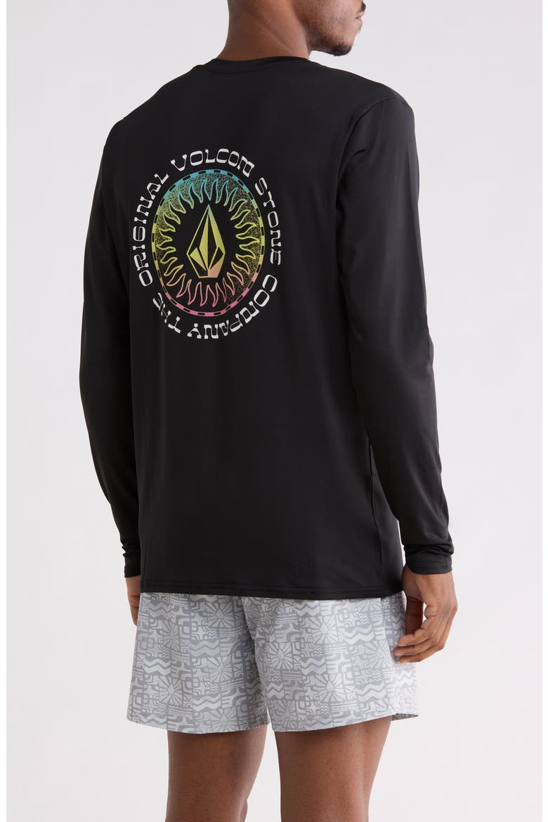 Crawdad Long Sleeve Graphic T-Shirt, Alternate, color, BLACK