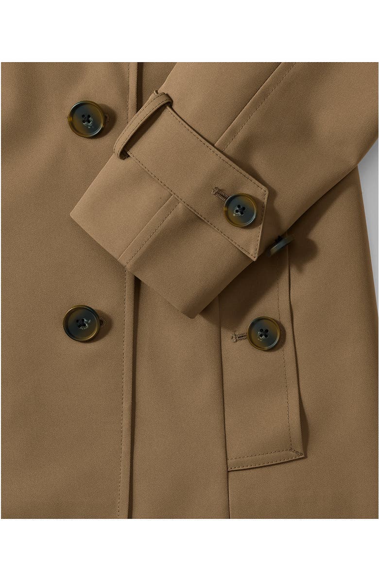 Lands' End Trench Rain Jacket, Alternate, color, Dark Jute Brown