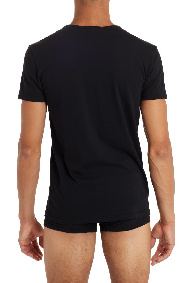 Medusa Head Logo 2-Pack Undershirts, Alternate, color, BLACK