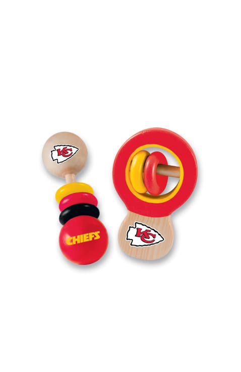 Kansas City Chiefs Baby Rattles 2-Pack