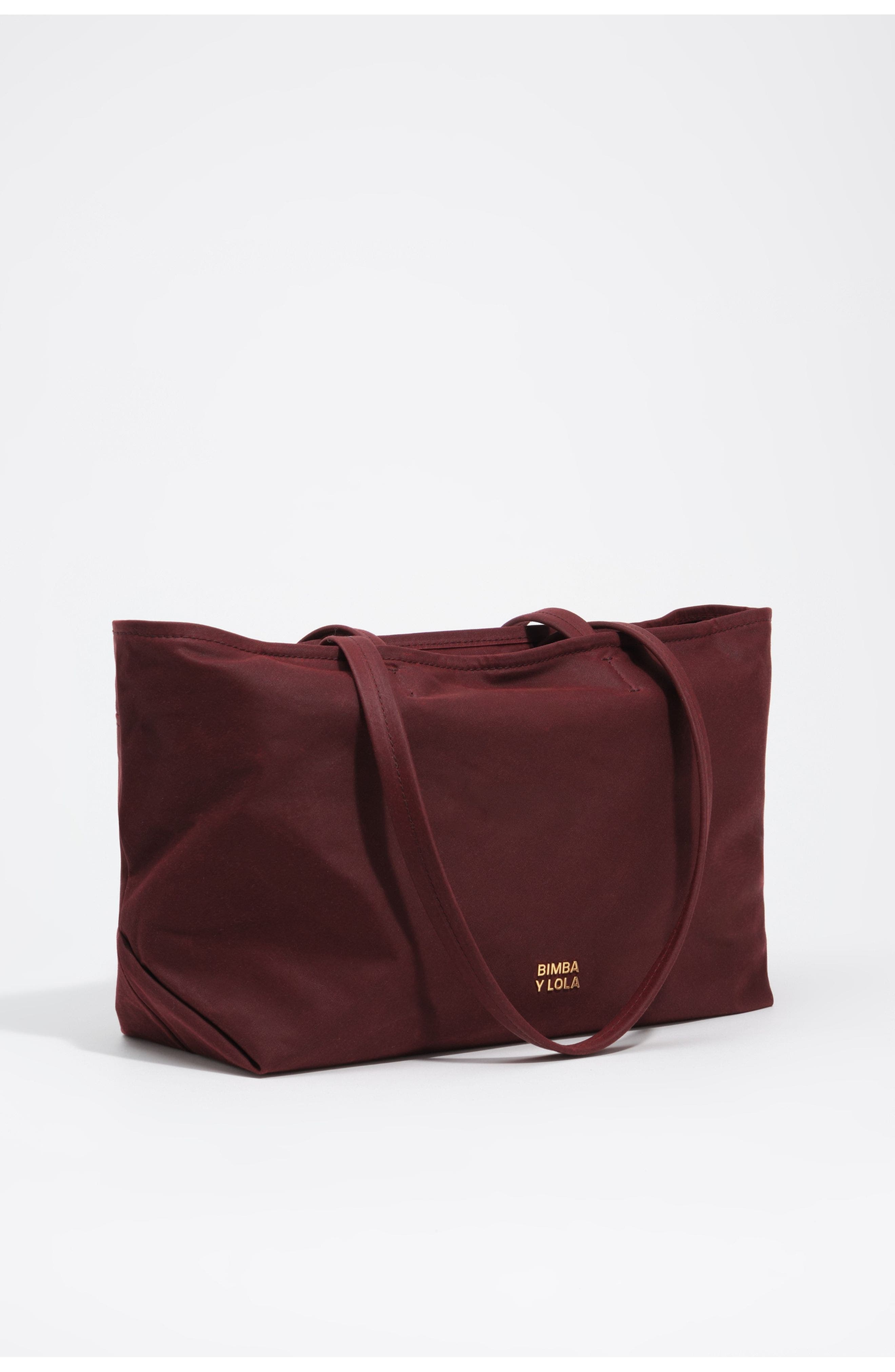 Medium Coated Shopper Bag, Main, color, WINE