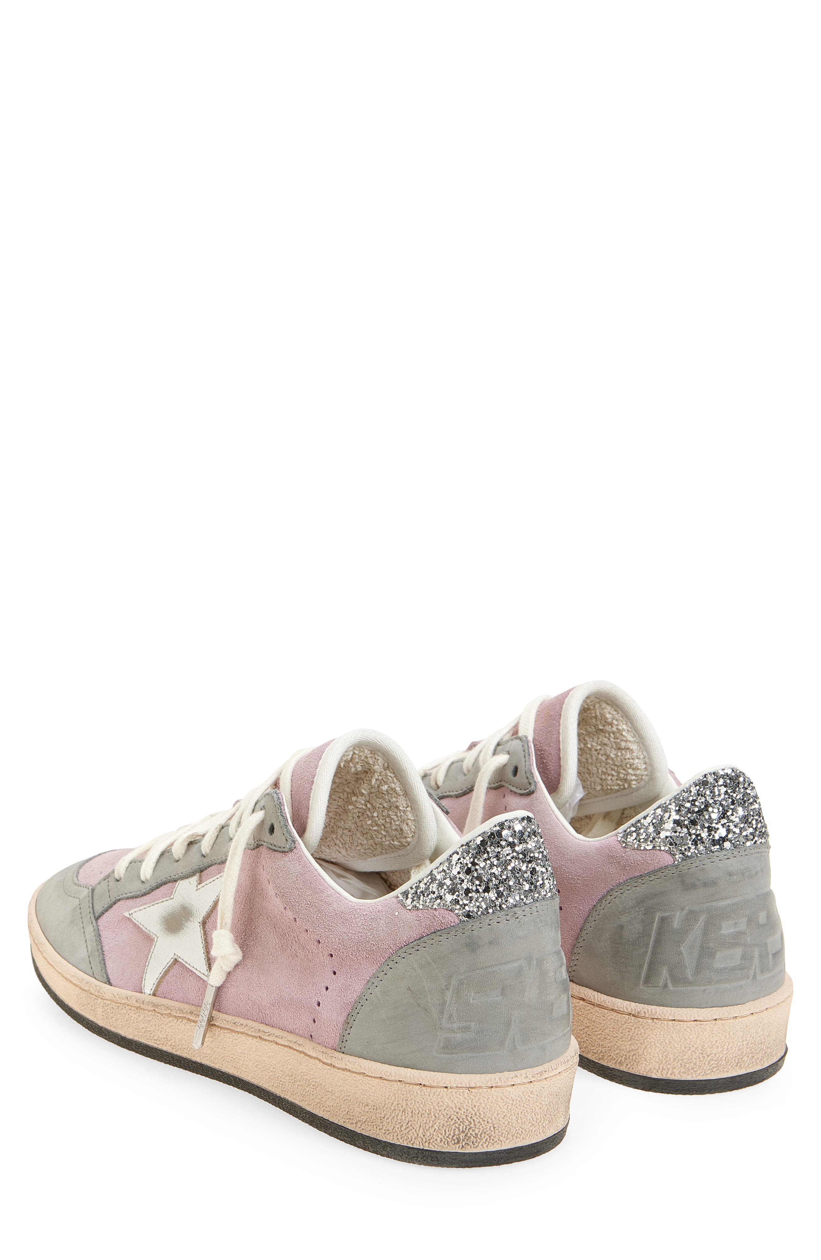 Golden Goose Ball Star Low Top Sneaker, Alternate, color, Lilac/ Grey