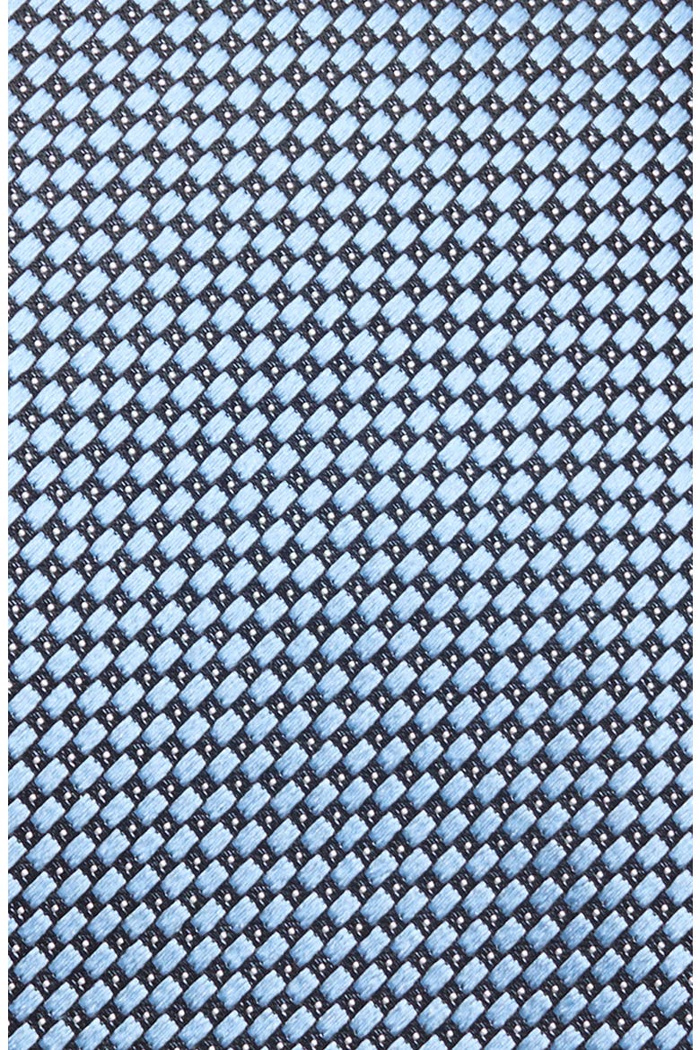 Neat Silk Tie, Alternate, color, BR BLU MICRO-FAN