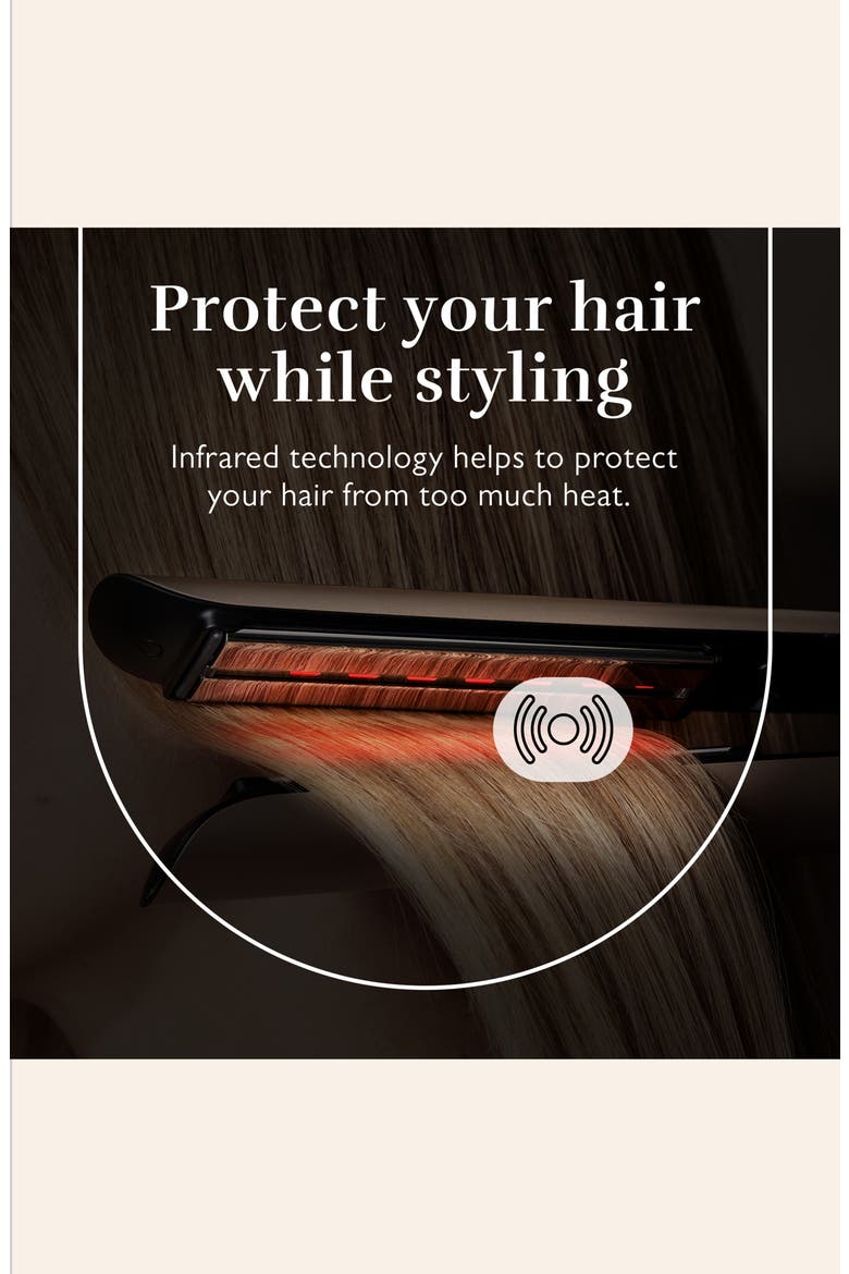 SilkyStraight Infrared Hair Straightener, Alternate, color, GOLD
