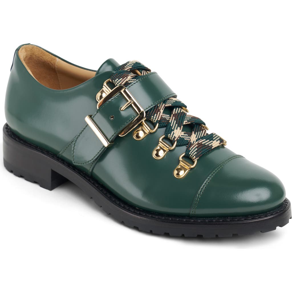 The Office Of Angela Scott Mr. Logan Cap Toe Oxford In Green