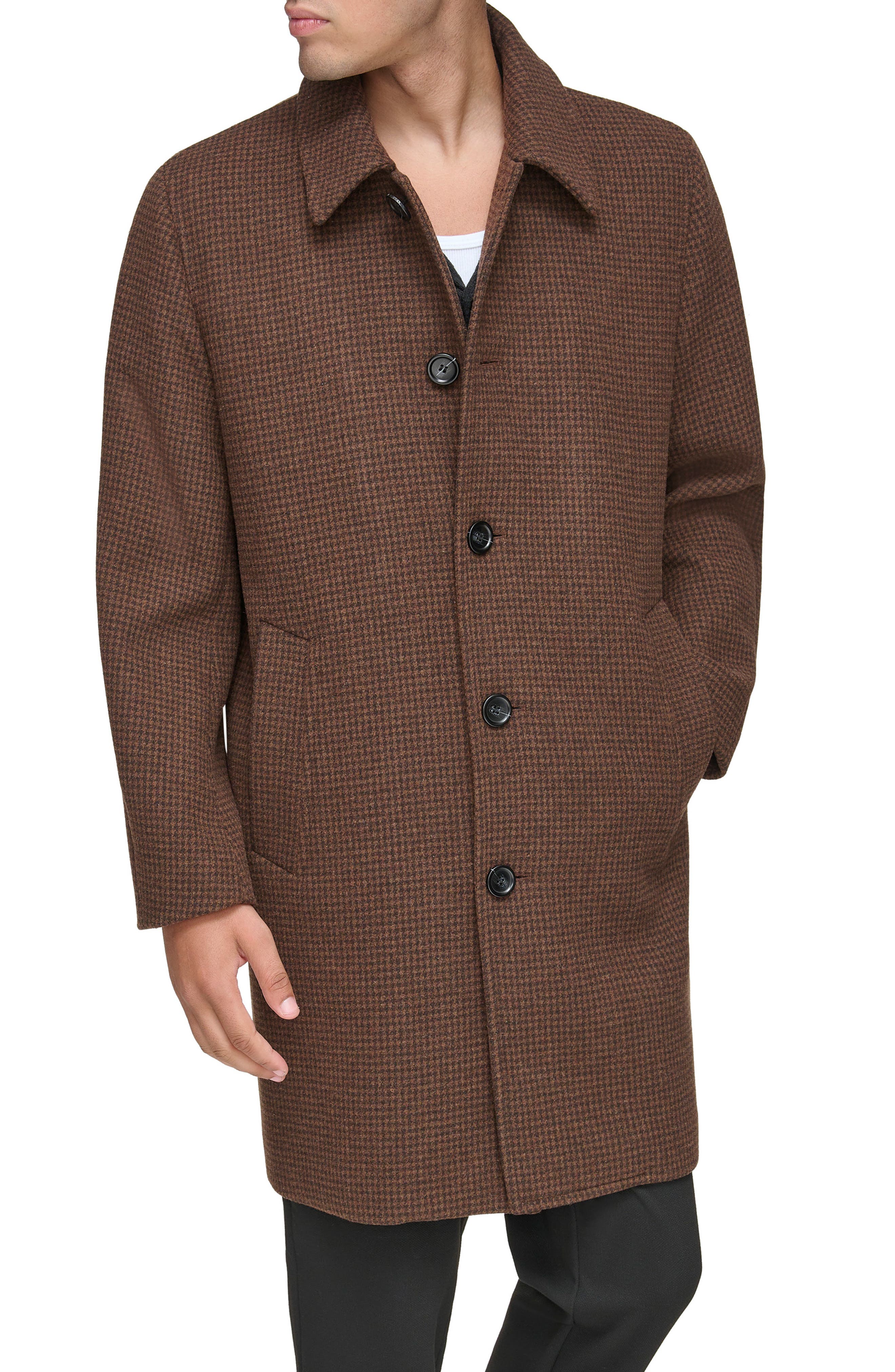 Andrew Marc Rennell Wool Blend Coat