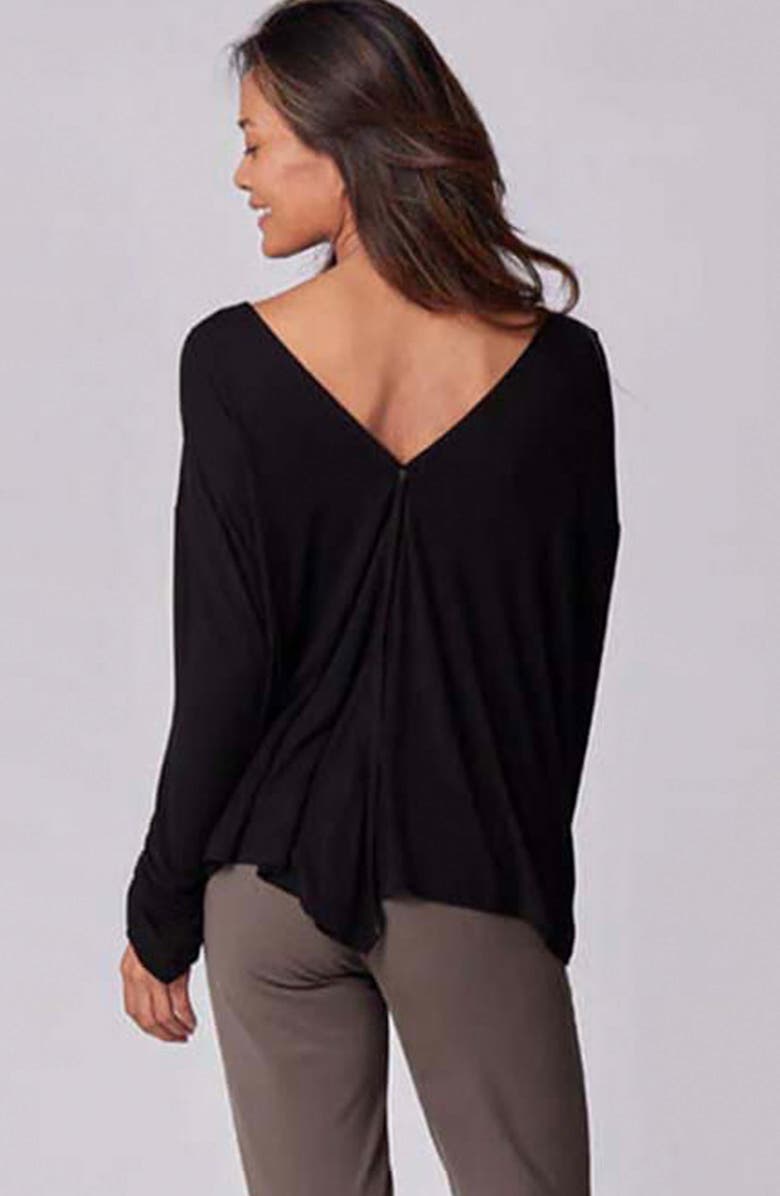 Of an Origin Nursing & Maternity Everywhere Long-Sleeve Wrap Blouse, Alternate, color, 