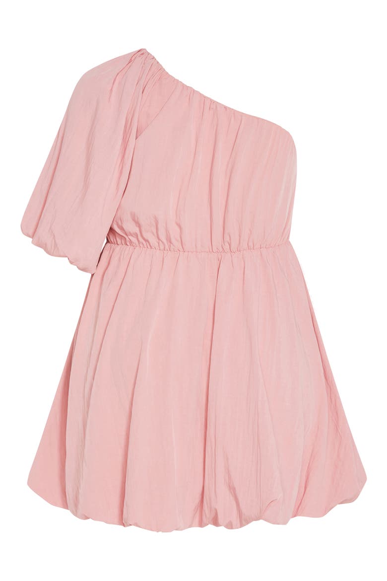 Mercy One Shoulder Minidress, Alternate, color, POUT
