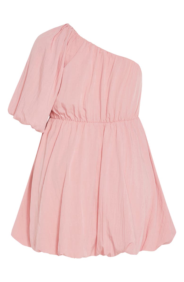 City Chic Mercy One Shoulder Minidress, Alternate, color, Pout