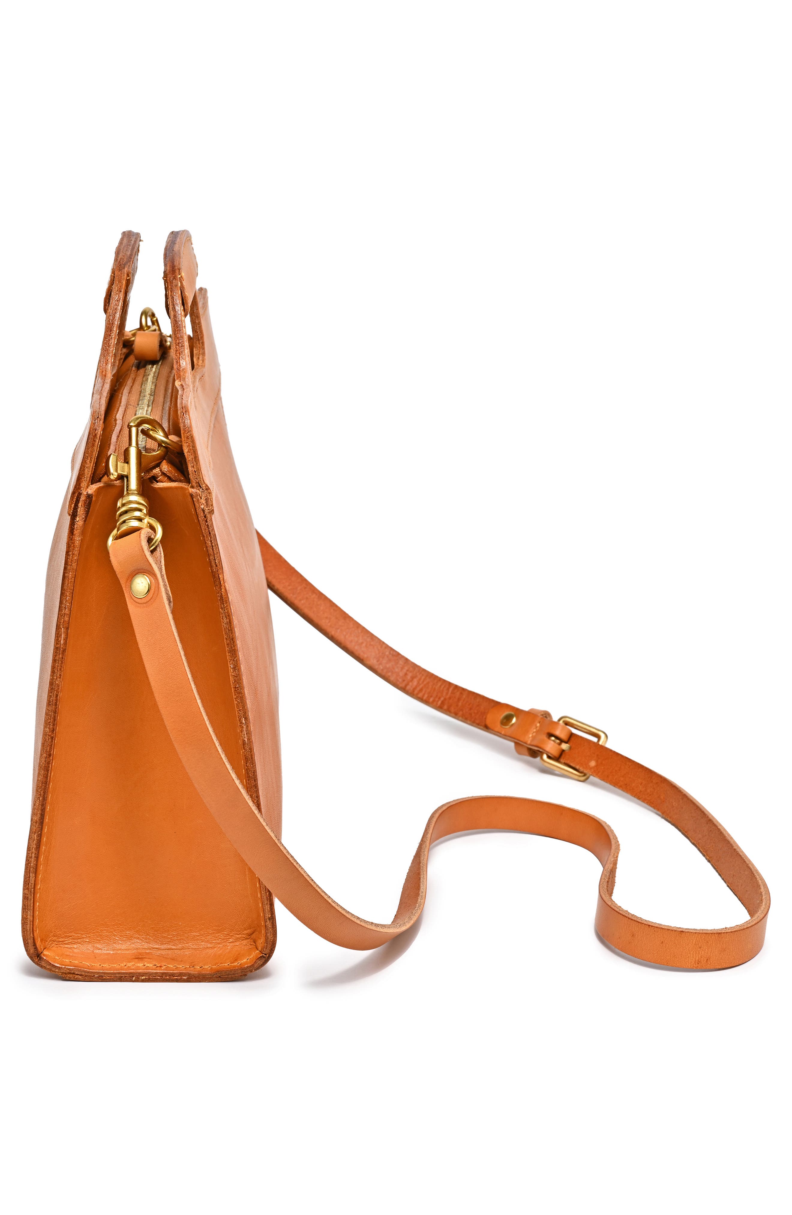 OLD TREND Sleek Creek Leather Crossbody Bag, Alternate, color, Chestnut