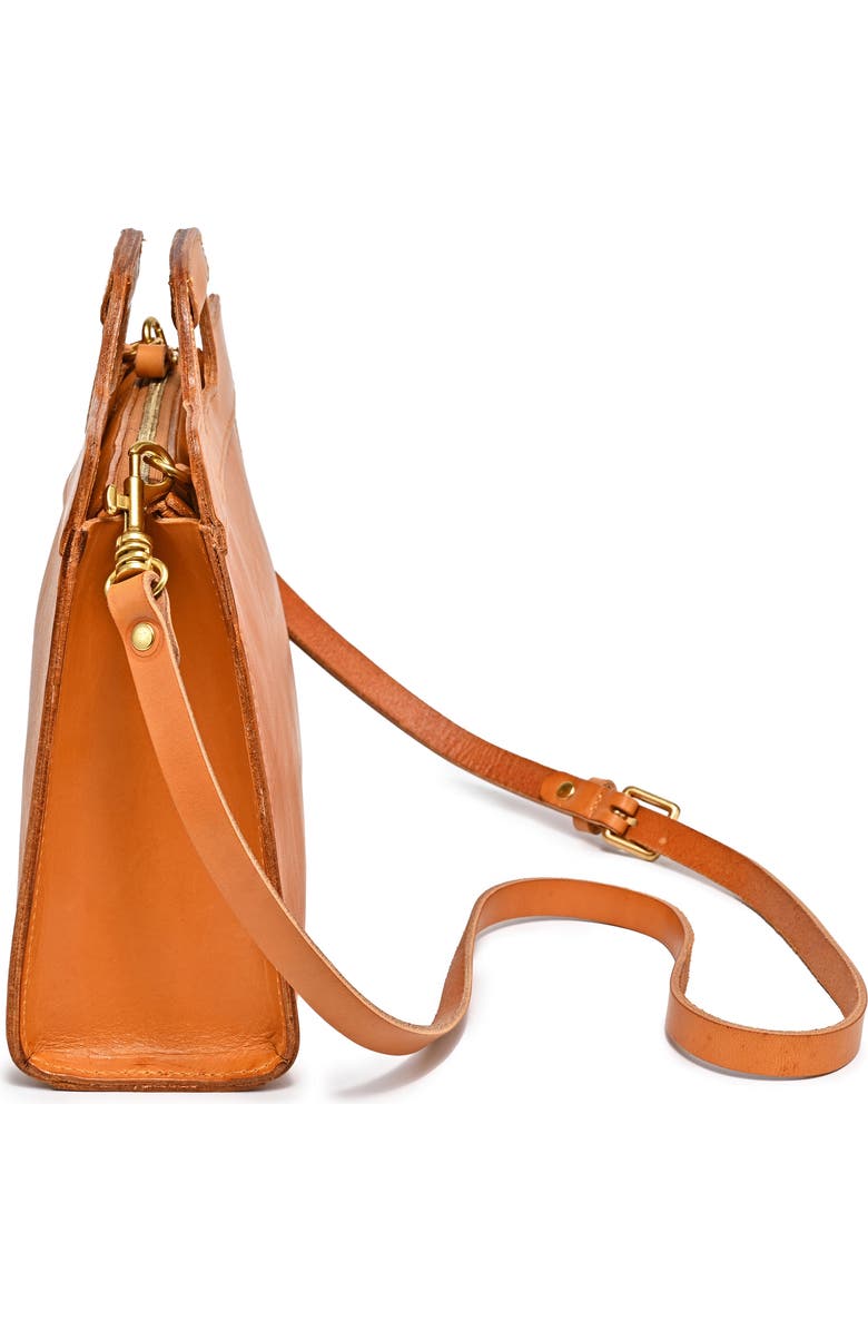 OLD TREND Sleek Creek Leather Crossbody Bag, Alternate, color, Chestnut
