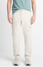 Vince Straight Leg Garment Dyed Twill Cargo Pants