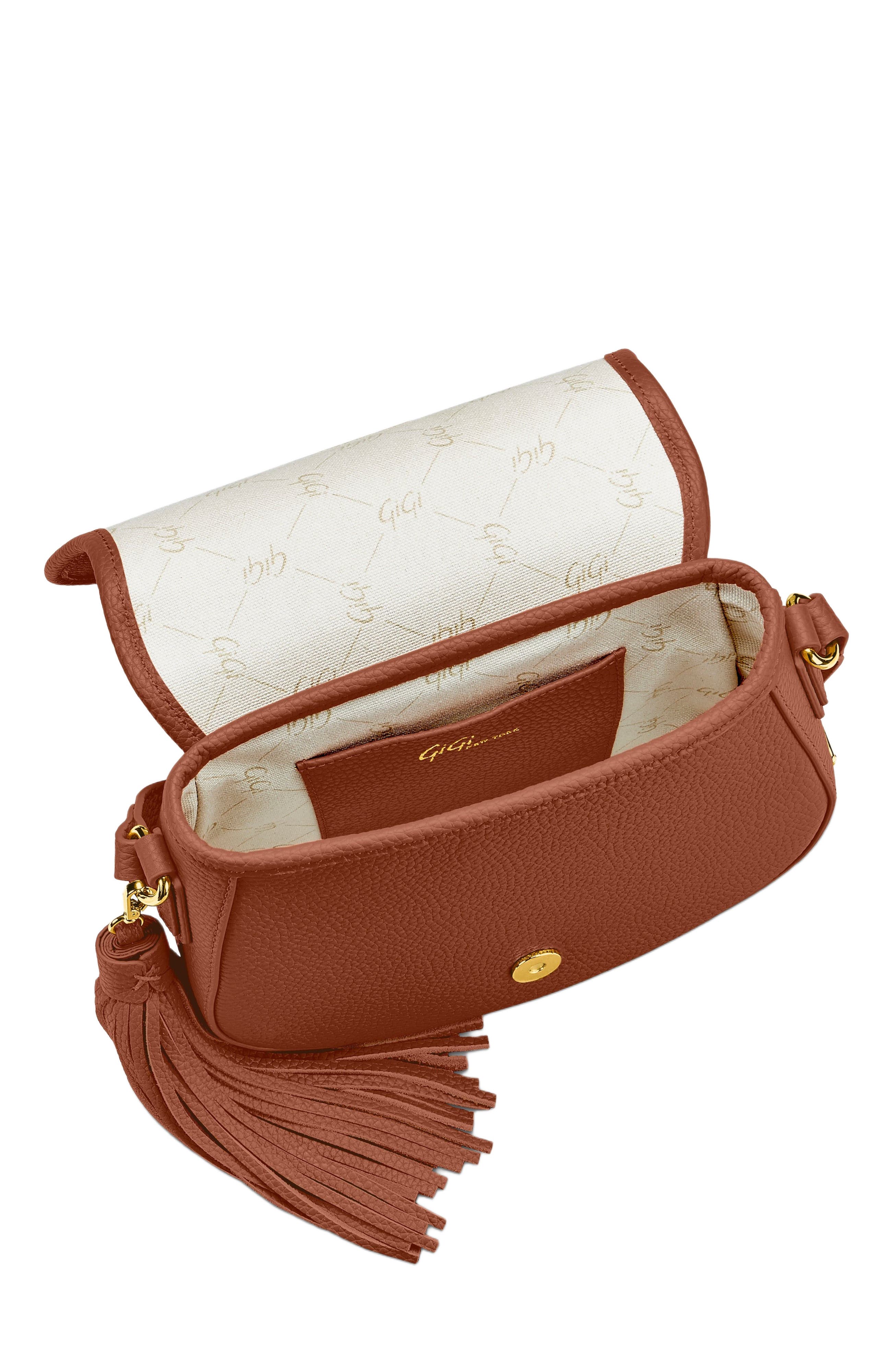 GiGi New York JENNI SADDLE BAG, Alternate, color, Saddle