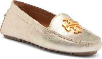 Tory Burch Everly Metallic Leather Driver (Women