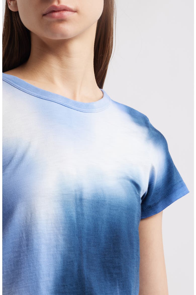 The Slub Tie Dye Cotton T-Shirt, Alternate, color, BLUE MULTI